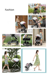3-in-1 Baby Stroller with Bassinet & Complimentary Infant Capsule with Base