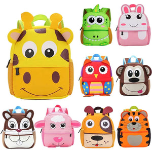 Purrfect Pals Animal Cartoon Backpack