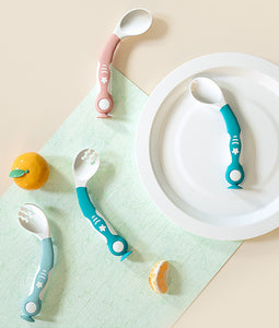 Soft Baby Spoon & Fork with Travel Case